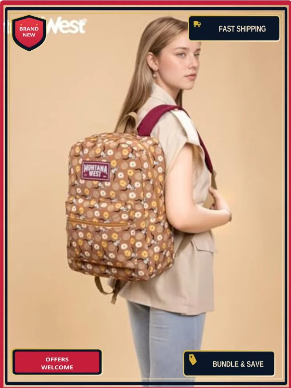 2 Pack Unisex Lightweight Backpacks, Nylon Casual Daypack with Laptop